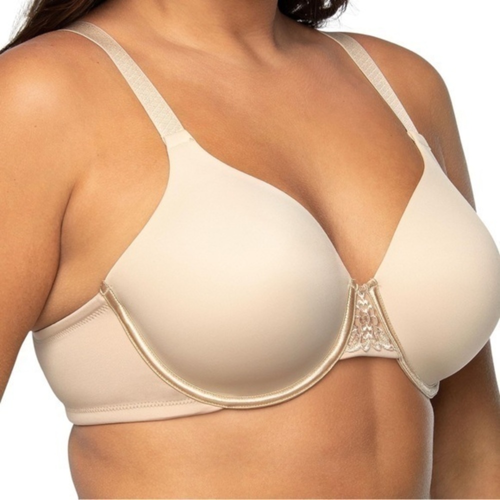New Vanity Fair Women's Beauty Back Smoothing Bra Beige 42D NWOT